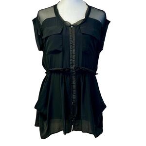 NANETTE LEPORE SILK DRESS IN BLACK